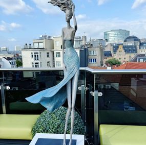 Sculpture, Gone with the wind, Hedwige Leroux
