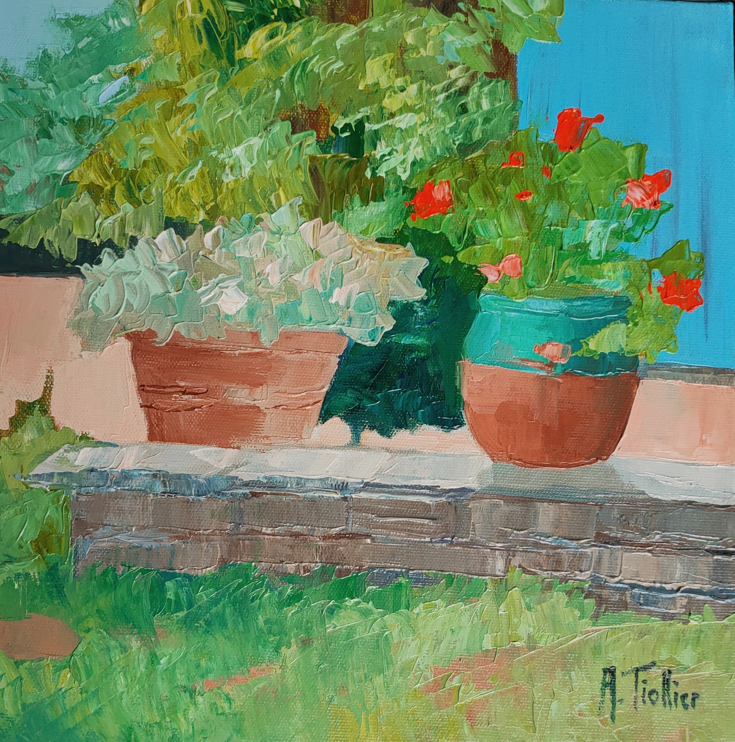 Agnès Tiollier, Au jardin Agnès Tiollier, Au jardin