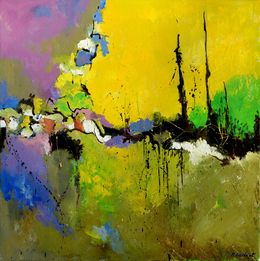 Painting, Along the beach, Pol Ledent