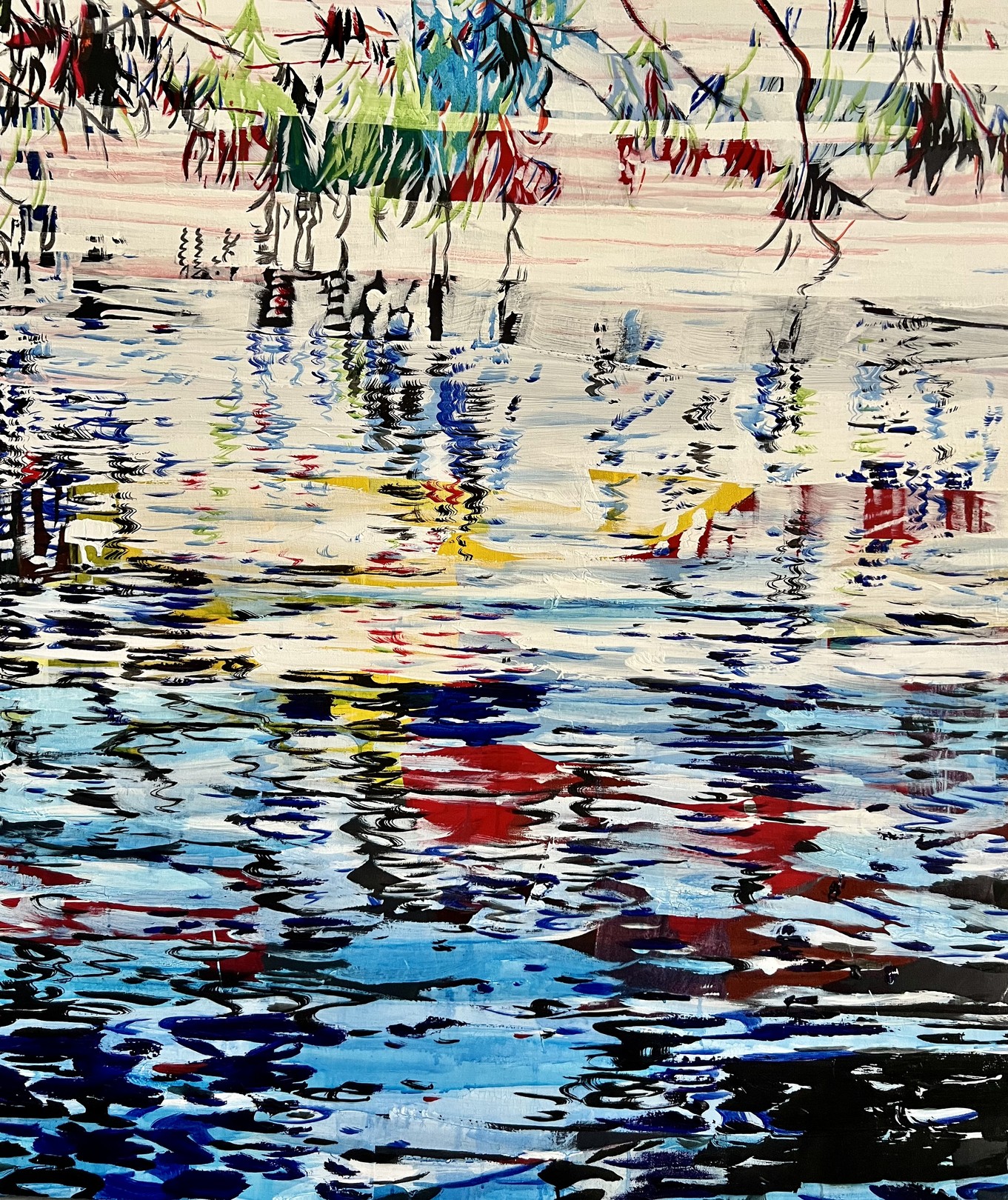 Manuel Perez, Reflejos en la ribera del Río Manuel Perez, Reflejos en la ribera del Río