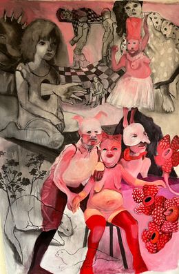 Gemälde, Masques #5, Zahra Zeinali