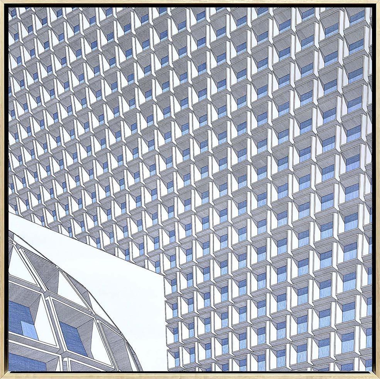 Rodrigo Spinel, Esfera Cubos 2. From The Illusions of the Line Series Rodrigo Spinel, Esfera Cubos 2. From The Illusions of the Line Series