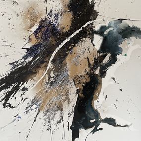 Gemälde, Abstract in blue, Tiny de Bruin