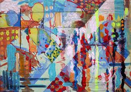 Painting, City 5, Rakhmet Redzhepov (Ramzi)