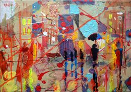Painting, City 7, Rakhmet Redzhepov (Ramzi)