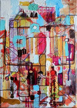 Painting, City 10, Rakhmet Redzhepov (Ramzi)