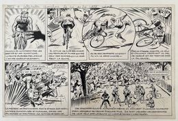 Zeichnungen, Planche Originale ChouChou, le roi de la petite reine, René Pellos