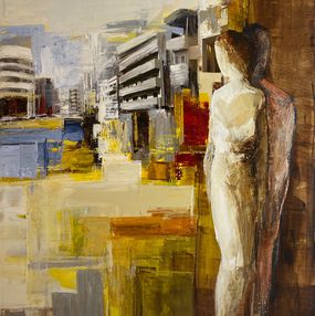 Painting, Bicycle Perspective IV, Adriana Naveh