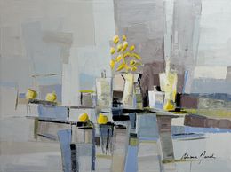 Gemälde, Morning Table, Adriana Naveh