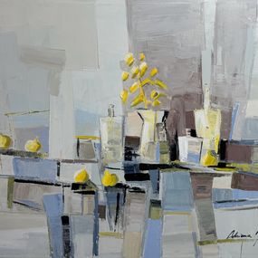Painting, Morning Table, Adriana Naveh