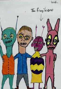 Fine Art Drawings, The Chosen One, Bunkt_