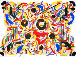 Gemälde, La danza de los colores, Damien Berrard