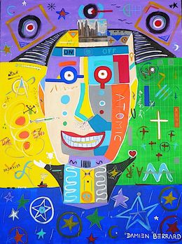 Peinture, Warning, Damien Berrard