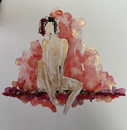 Gemälde, Violet, Isabelle Hirtzig