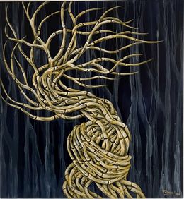 Peinture, Fuertes raíces, Fabiola Cornejo