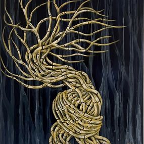 Gemälde, Fuertes raíces, Fabiola Cornejo