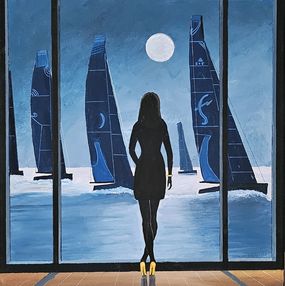 Peinture, Vendée Globe 3, Jacques Guillet