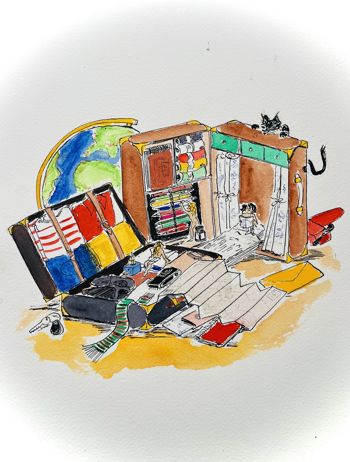 Gabrielle Rul, Out of her suitcase Gabrielle Rul, Out of her suitcase