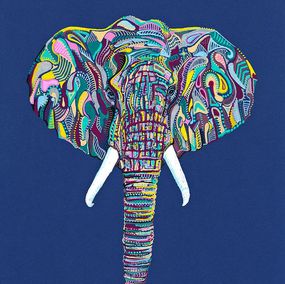Print, Éléphant, Mox