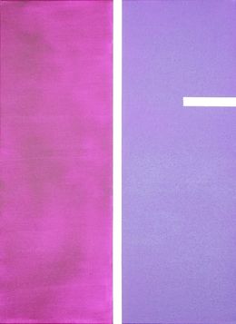 Painting, Sans titre II, purple, Damien Berrard