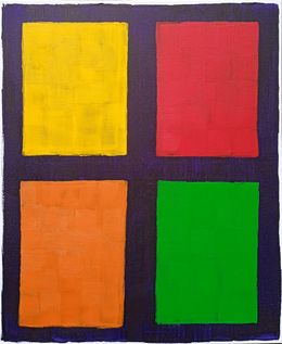 Gemälde, Rectangles de couleurs, Damien Berrard