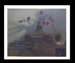 Painting, Trompetas y Mimosas, Sola Puig