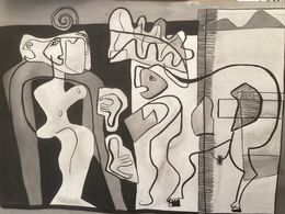 Fine Art Drawings, L.C. Black and White, Serge Pierre Callens