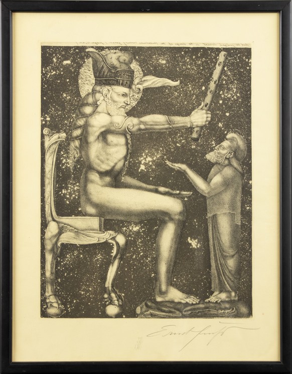 Ernst Fuchs, Samson, Édition sur papier