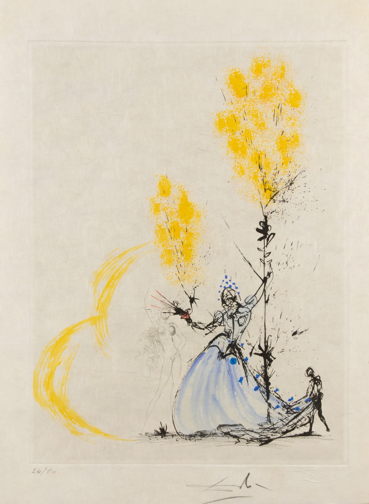 Salvador Dali, La Fille au Page Salvador Dali, La Fille au Page