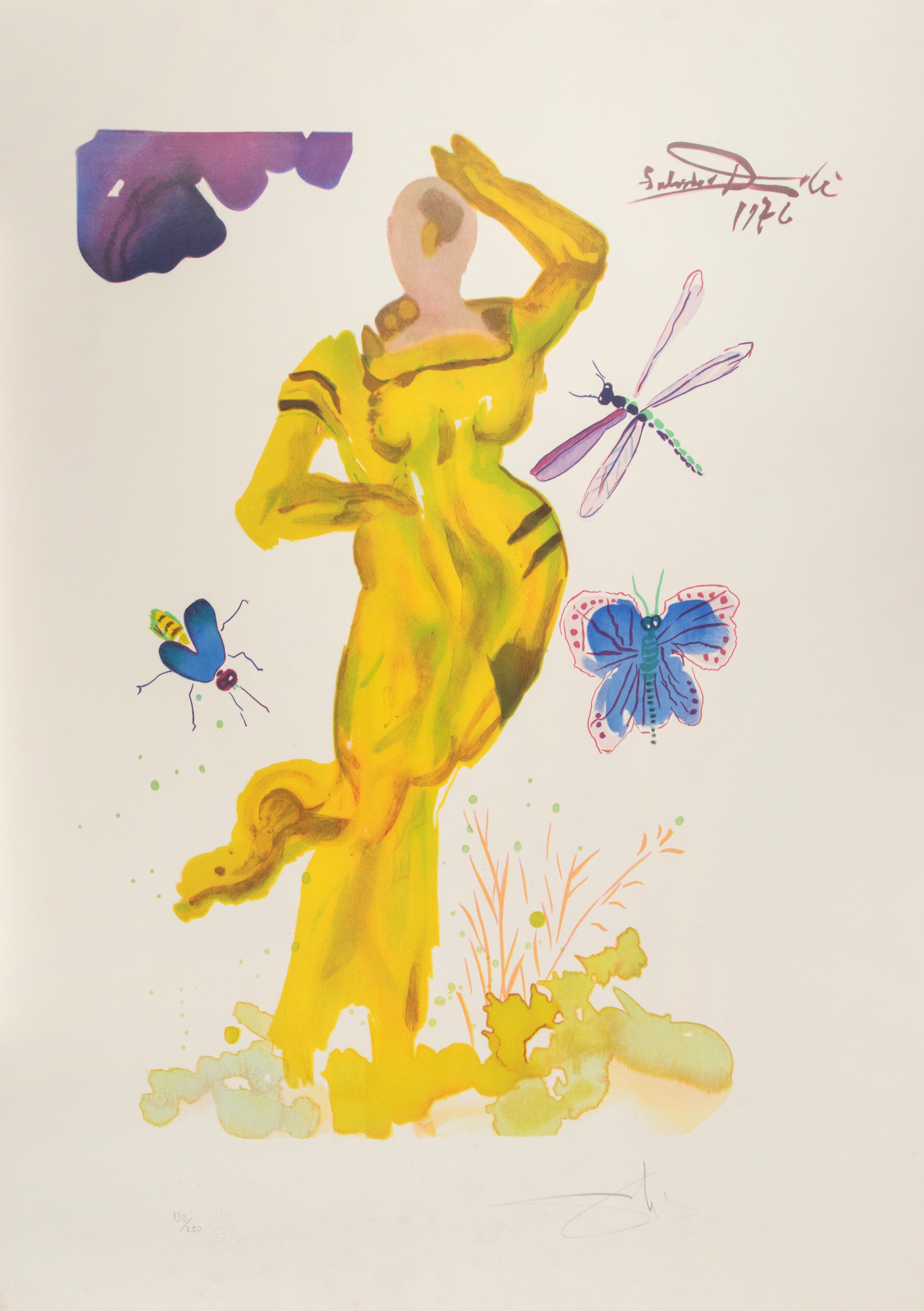Salvador Dali, Divine Erato Salvador Dali, Divine Erato