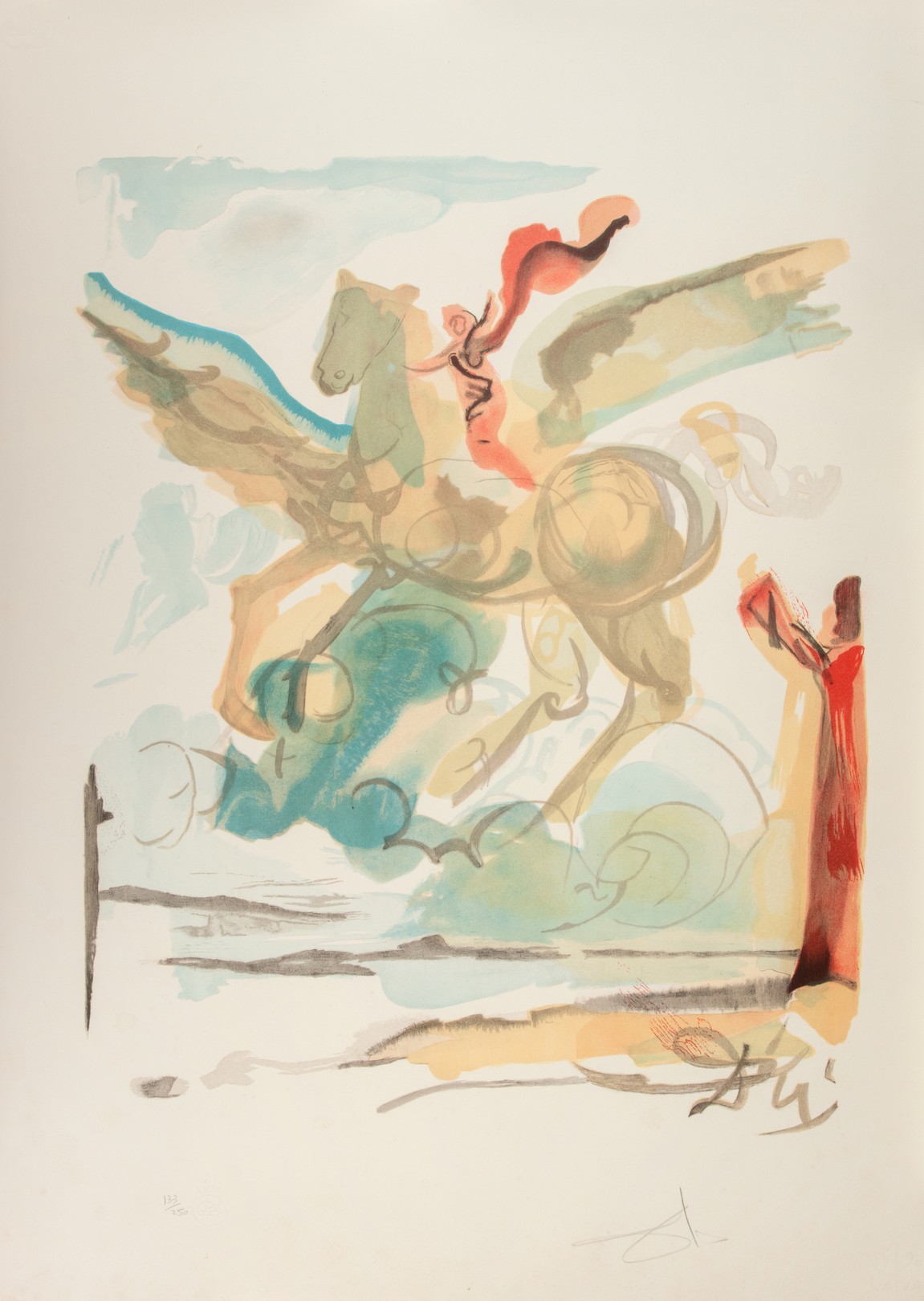 Salvador Dali, A Generous Courier Salvador Dali, A Generous Courier
