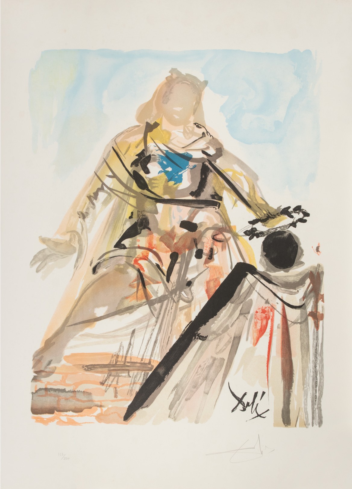 Salvador Dali, Pylades Loved Ermione Salvador Dali, Pylades Loved Ermione