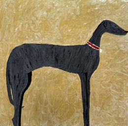 Peinture, Dog, Carmen de Alba
