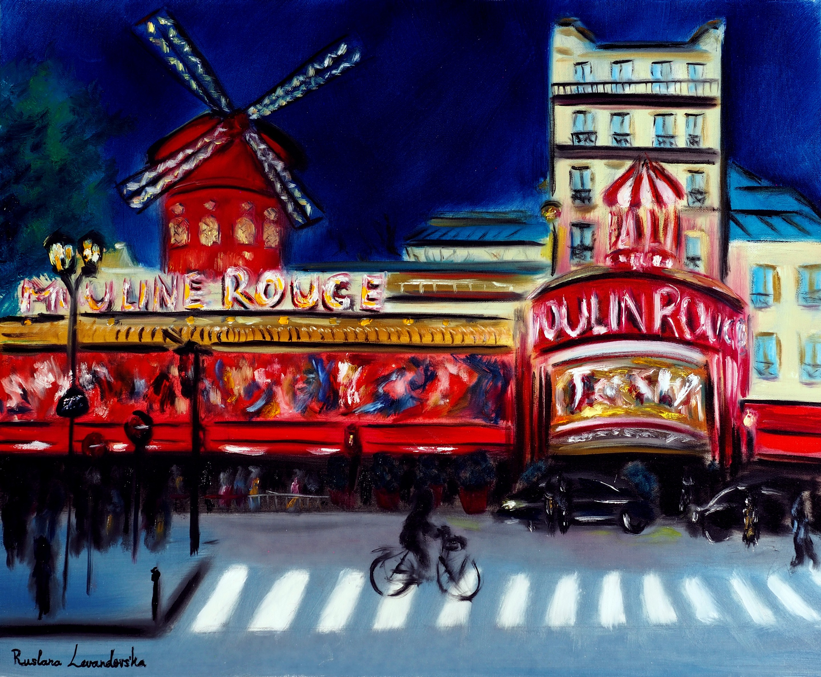Ruslana Levandovska, Moulin Rouge, Evening Paris Ruslana Levandovska, Moulin Rouge, Evening Paris