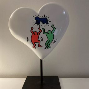 Sculpture, Coeur Keith Haring’Baby, XTC