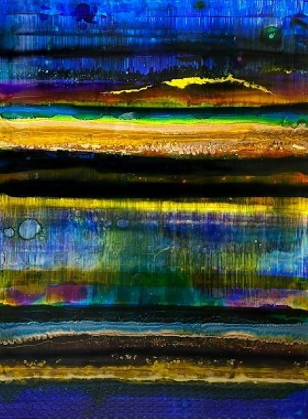 James Chiew, Abstract Roots - unique 5 layers painting James Chiew, Abstract Roots - unique 5 layers painting