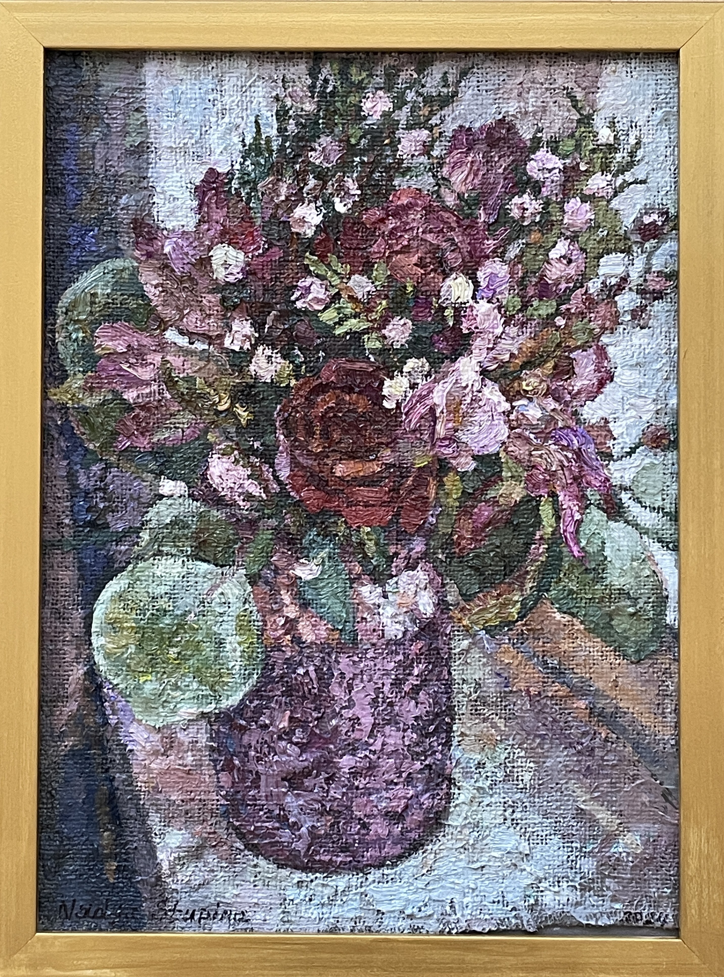 Nadezda Stupina, Bouquet by the window Nadezda Stupina, Bouquet by the window