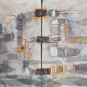 Gemälde, Laberinto o bucle mental, núm. 2, Maite Carrillo