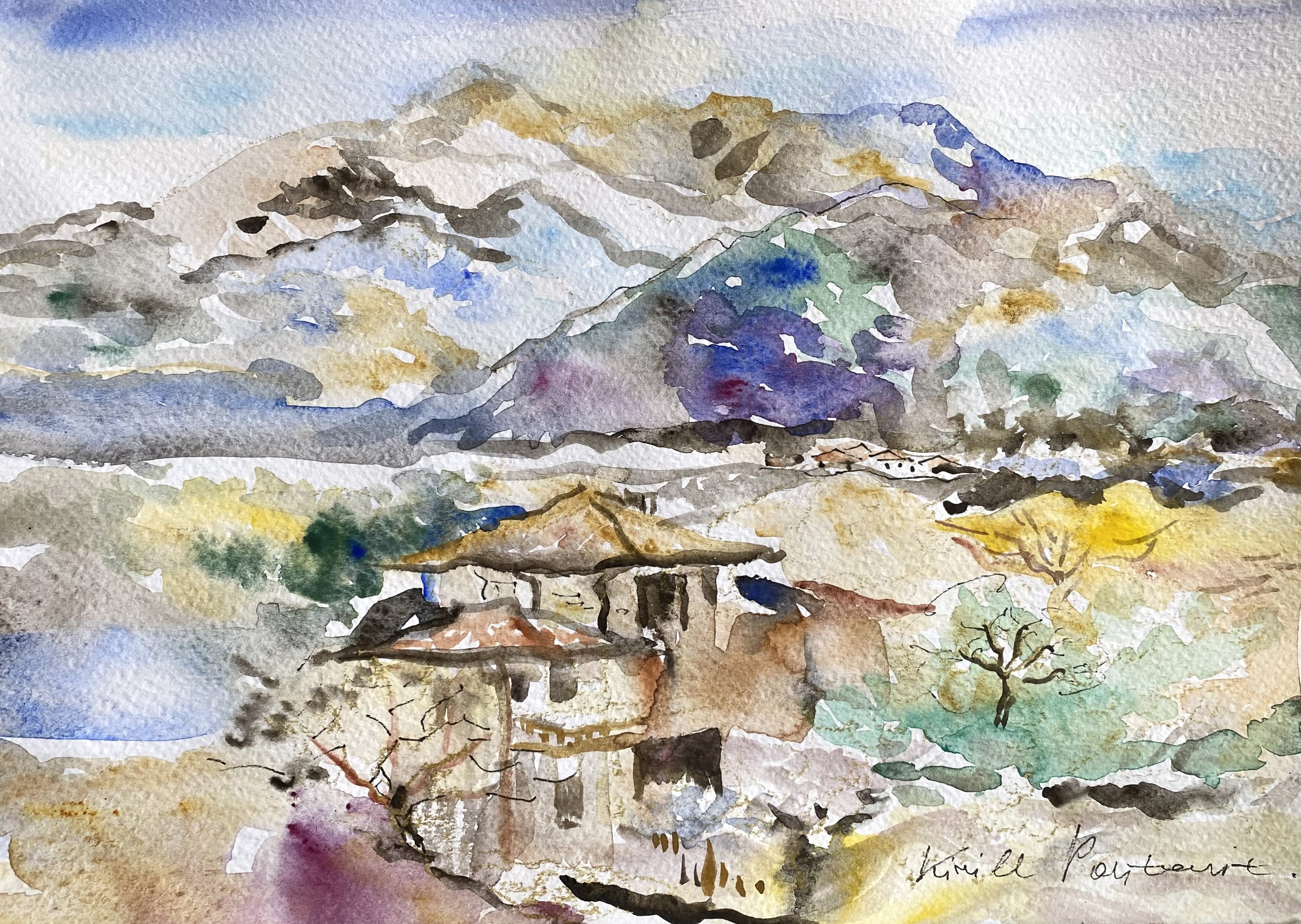 Kirill Postovit, The Etude Of Mountain Village Kirill Postovit, The Etude Of Mountain Village