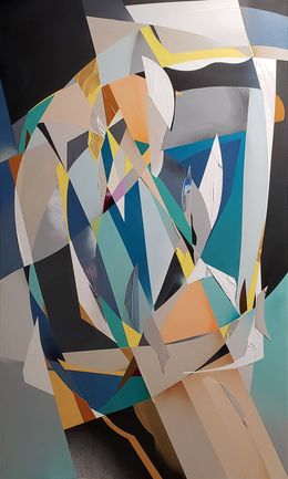 Gemälde, Staring At The Moon, Moises Ortiz