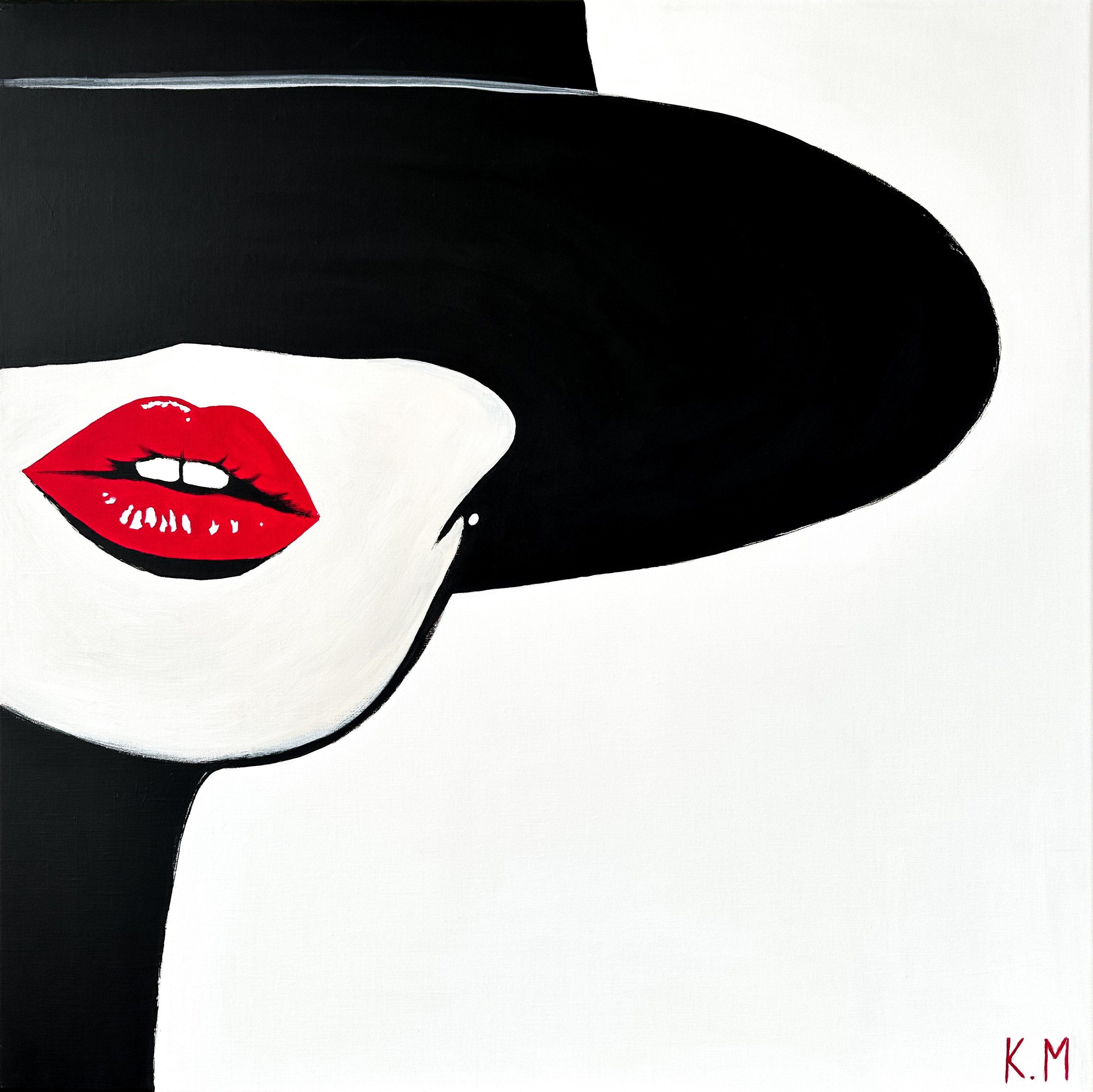 Kristina Mallen, Red Whispers Under the Black Hat Kristina Mallen, Red Whispers Under the Black Hat