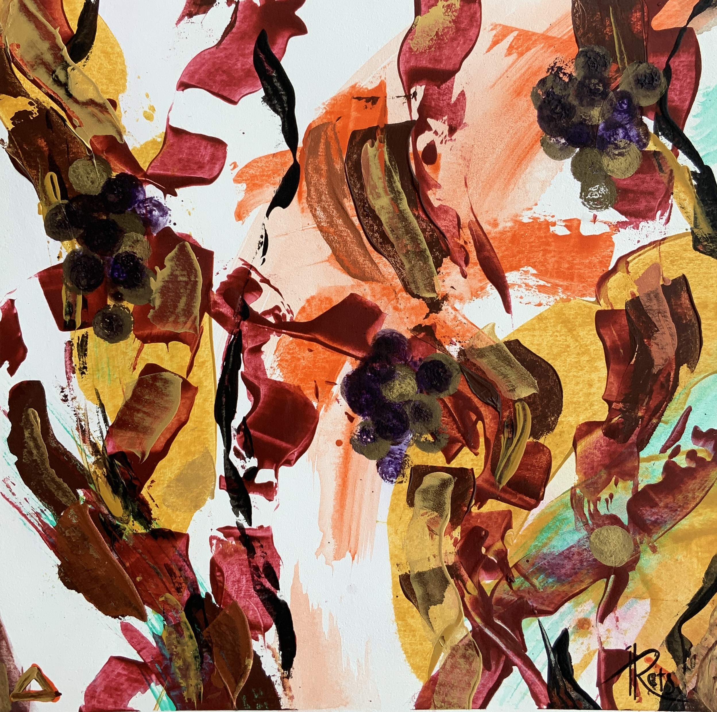 Iryna Rets, Autumn's breath in the grape vines Iryna Rets, Autumn's breath in the grape vines
