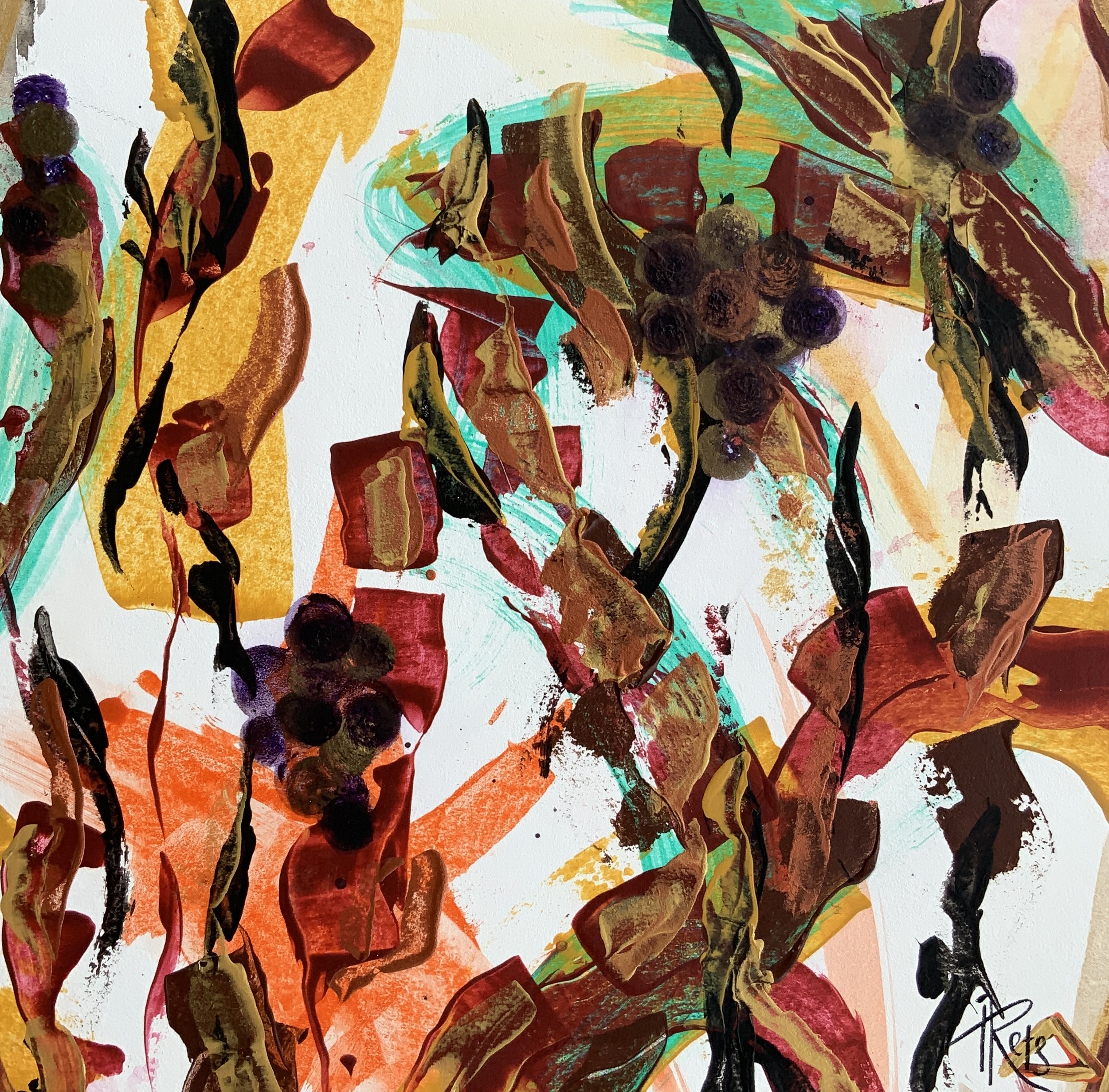 Iryna Rets, Autumn's breath in the grape vines Iryna Rets, Autumn's breath in the grape vines