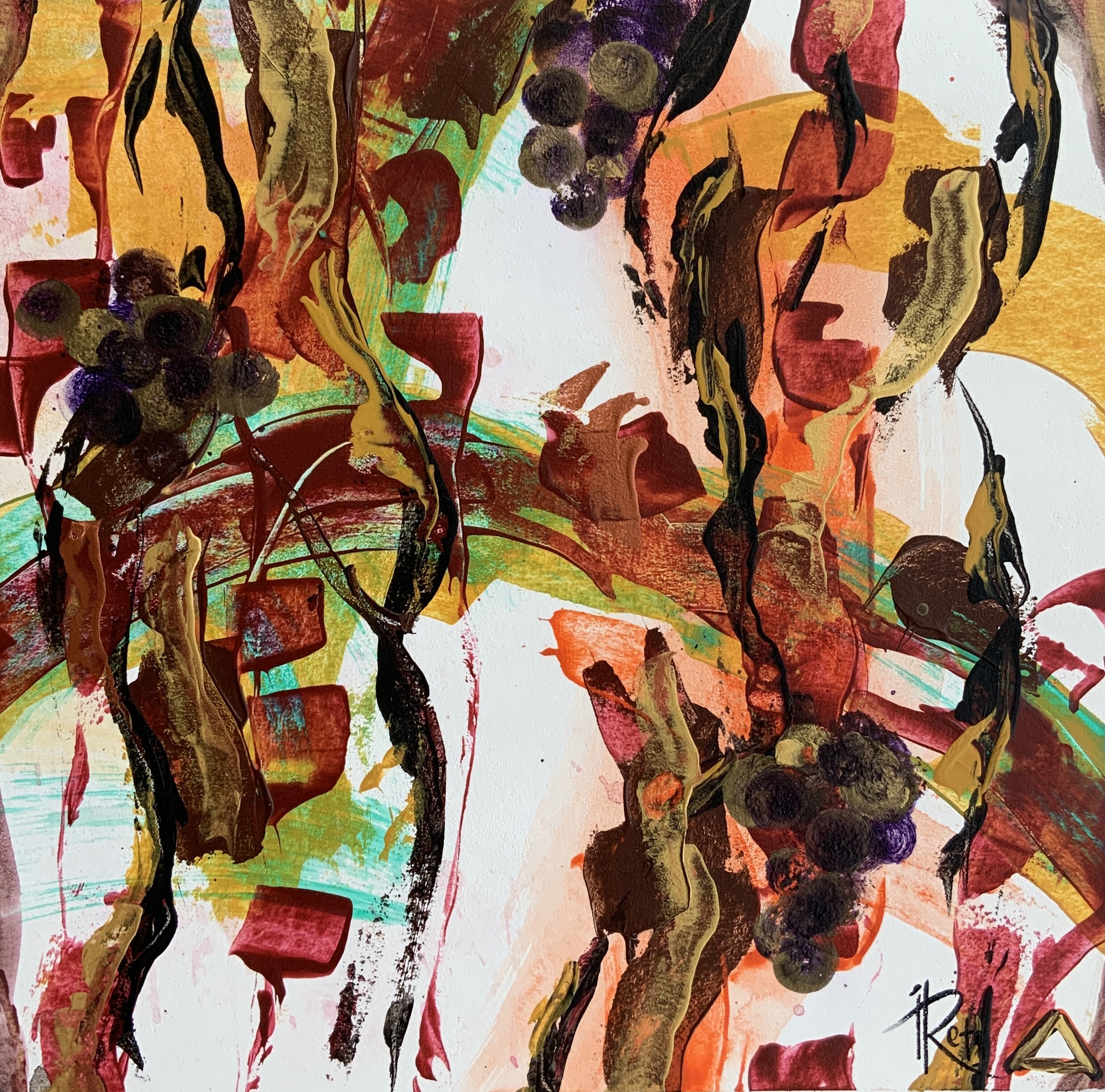 Iryna Rets, Autumn's breath in the grape vines Iryna Rets, Autumn's breath in the grape vines
