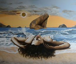 Painting, Sleeping Beauty, Farid Saâdi