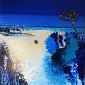 Painting, Une Ile Rêvée, José Perez Hernandez