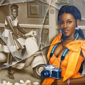 Painting, The Trip, Oluwaseun Ojebiyi