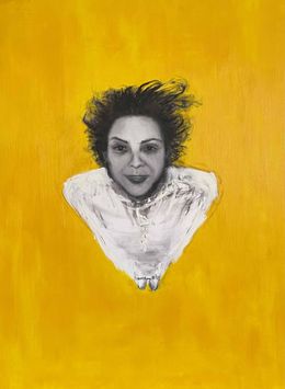 Gemälde, En jaune 11, Anna Camille