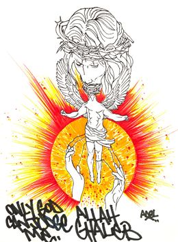 Fine Art Drawings, Dialogue entre les Dieux série religions et civilisations, Adel Legraffeur