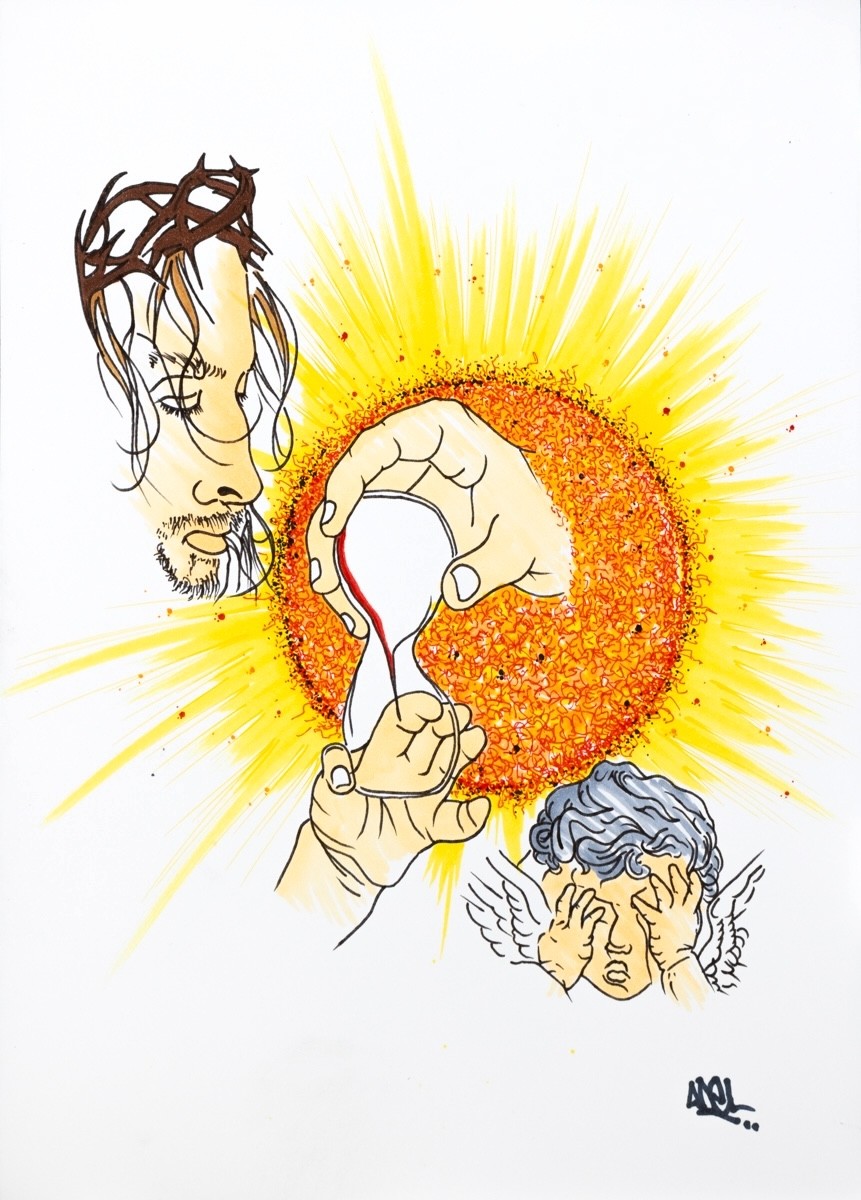 Adel Legraffeur, Allégorie du temps qui passe série religions et civilisations Adel Legraffeur, Allégorie du temps qui passe série religions et civilisations